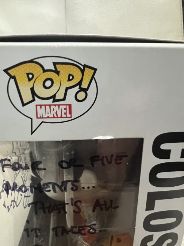 Colossus SIGNED With COA Funko Pop! - Image 3