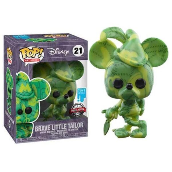 Mickey Mouse Brave Little Tailor Art Series Green Pop Vinyl Figure